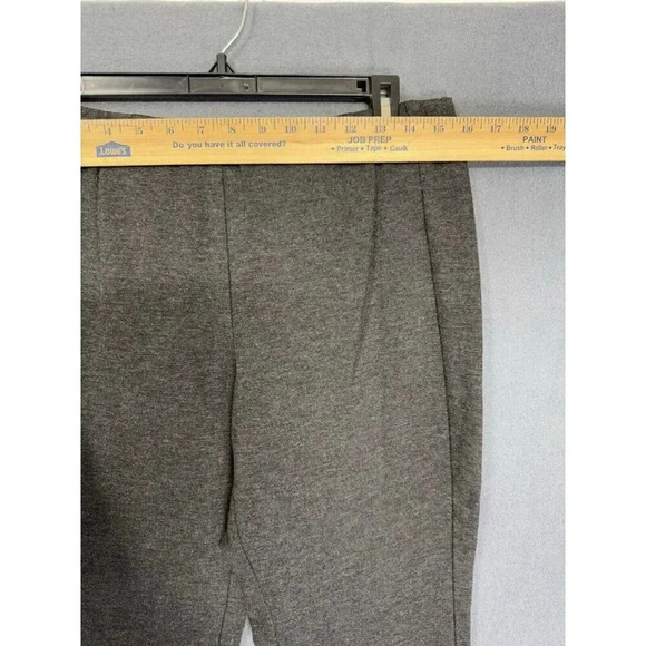 J. Jill Pants Womens Medium Petite Gray Ponte Slim Leg Ankle Pull On Stretch - Picture 7 of 10
